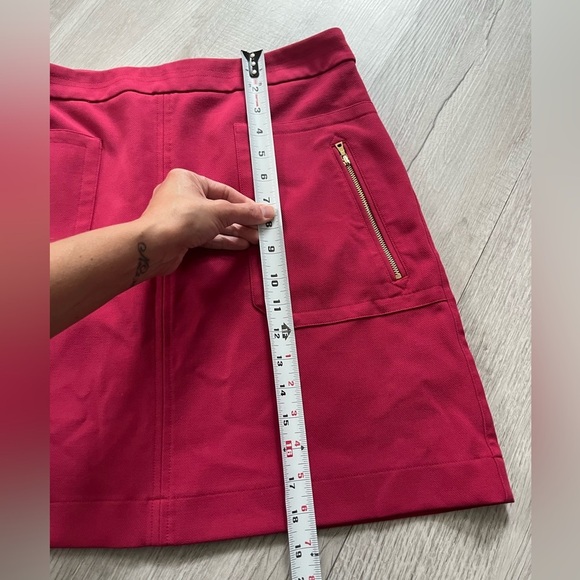 Loft Skirt in Rosebud zip pockets size 6 - Picture 4 of 10
